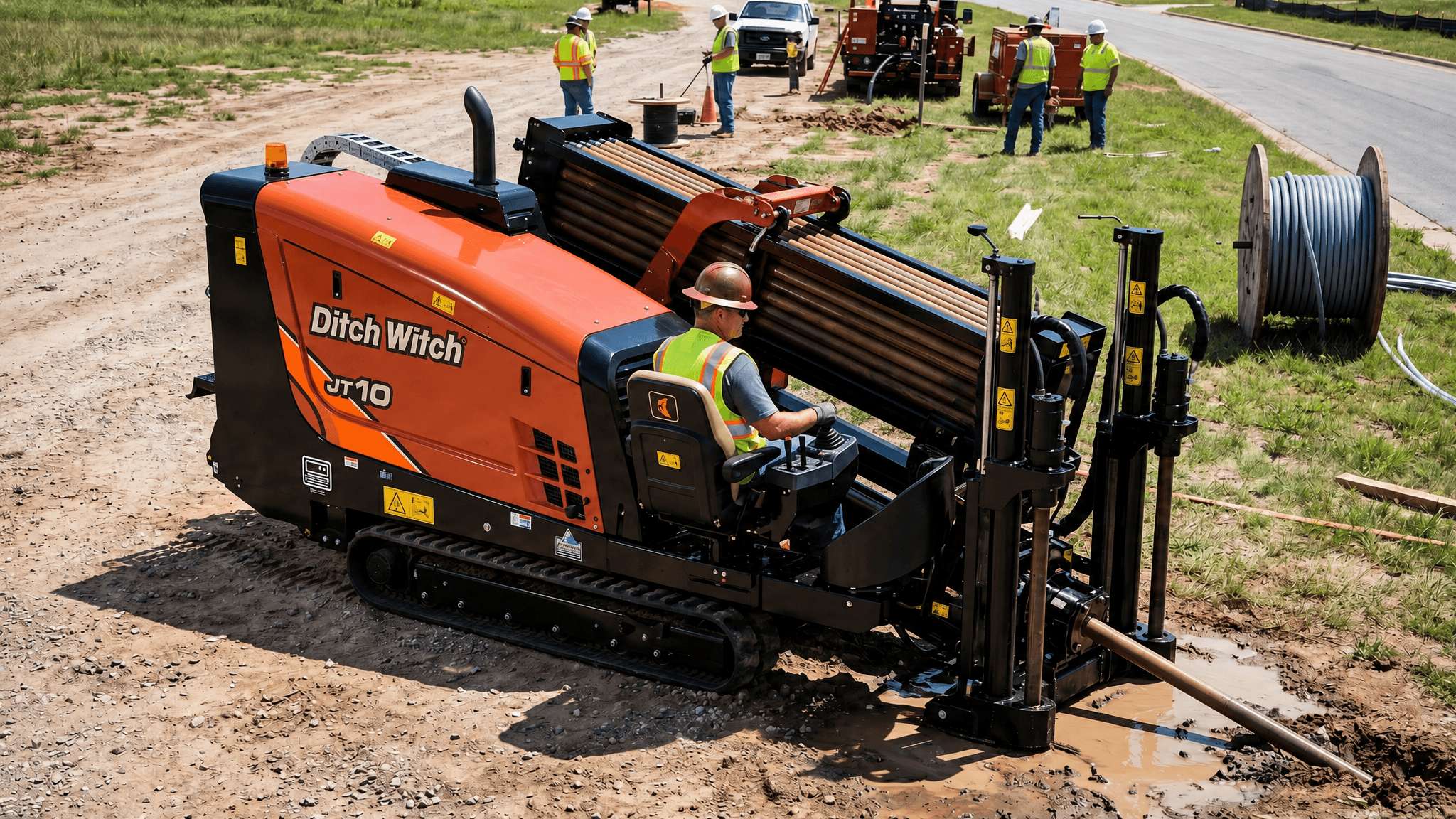 ditch witch jt10 working